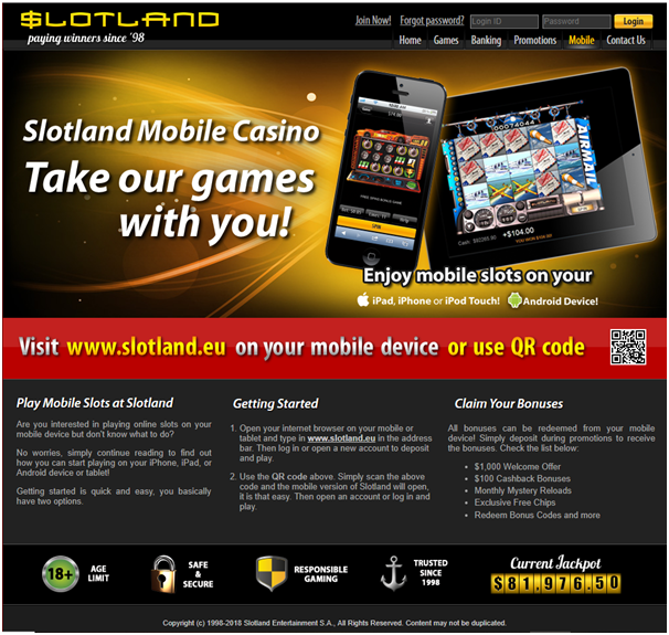 Www.slotland.com